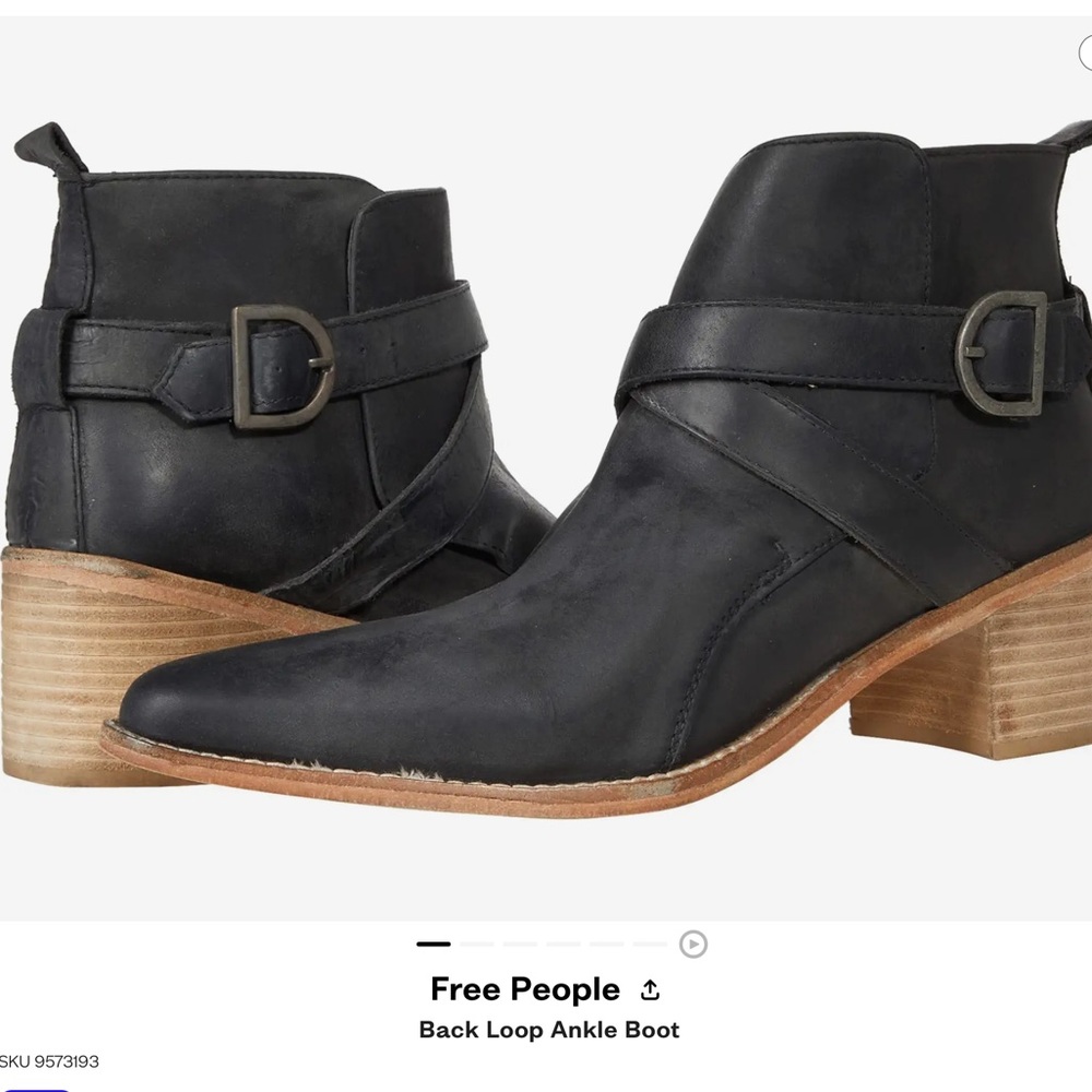 ❤️❤️ Free People Back Loop Ankle Boot❤️❤️black size 40
